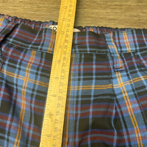 Juniors' SO Plaid Cargo Pants High Rise Straight Leg Size 13 - Picture 6 of 9